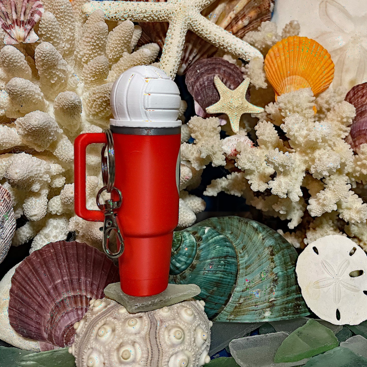 Mini Tumbler Lip Balm Keychain